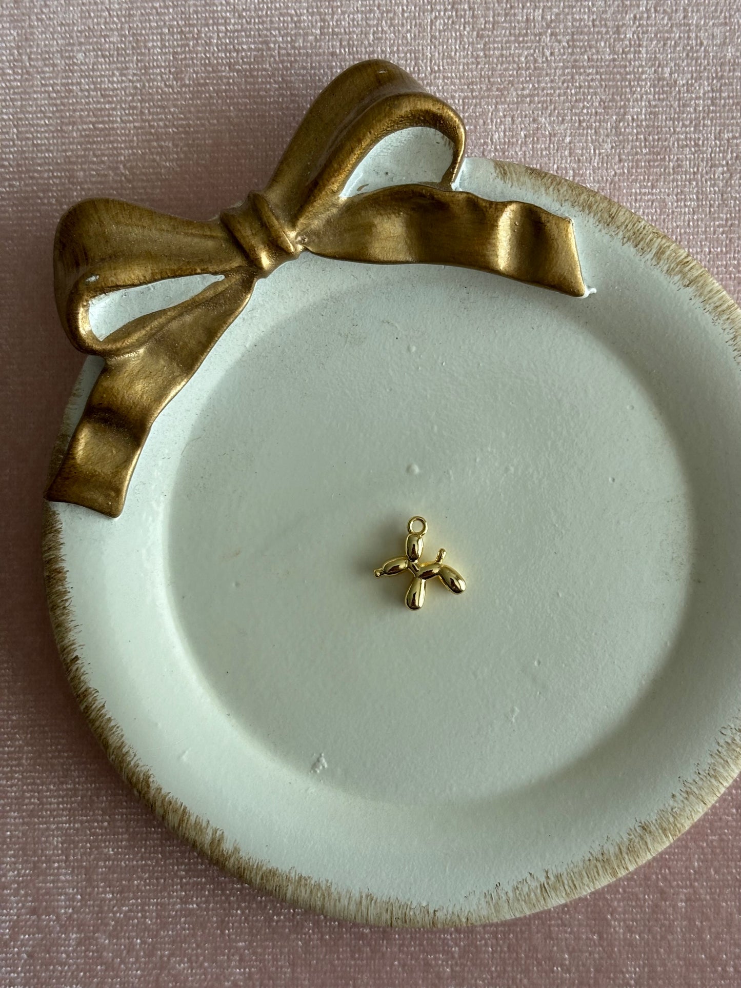 balloon dog mini charm