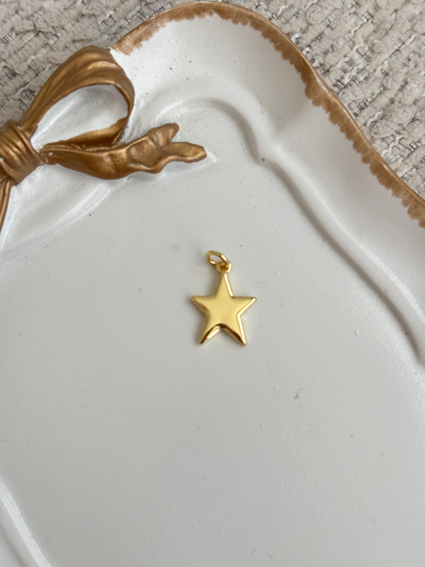gold star charm