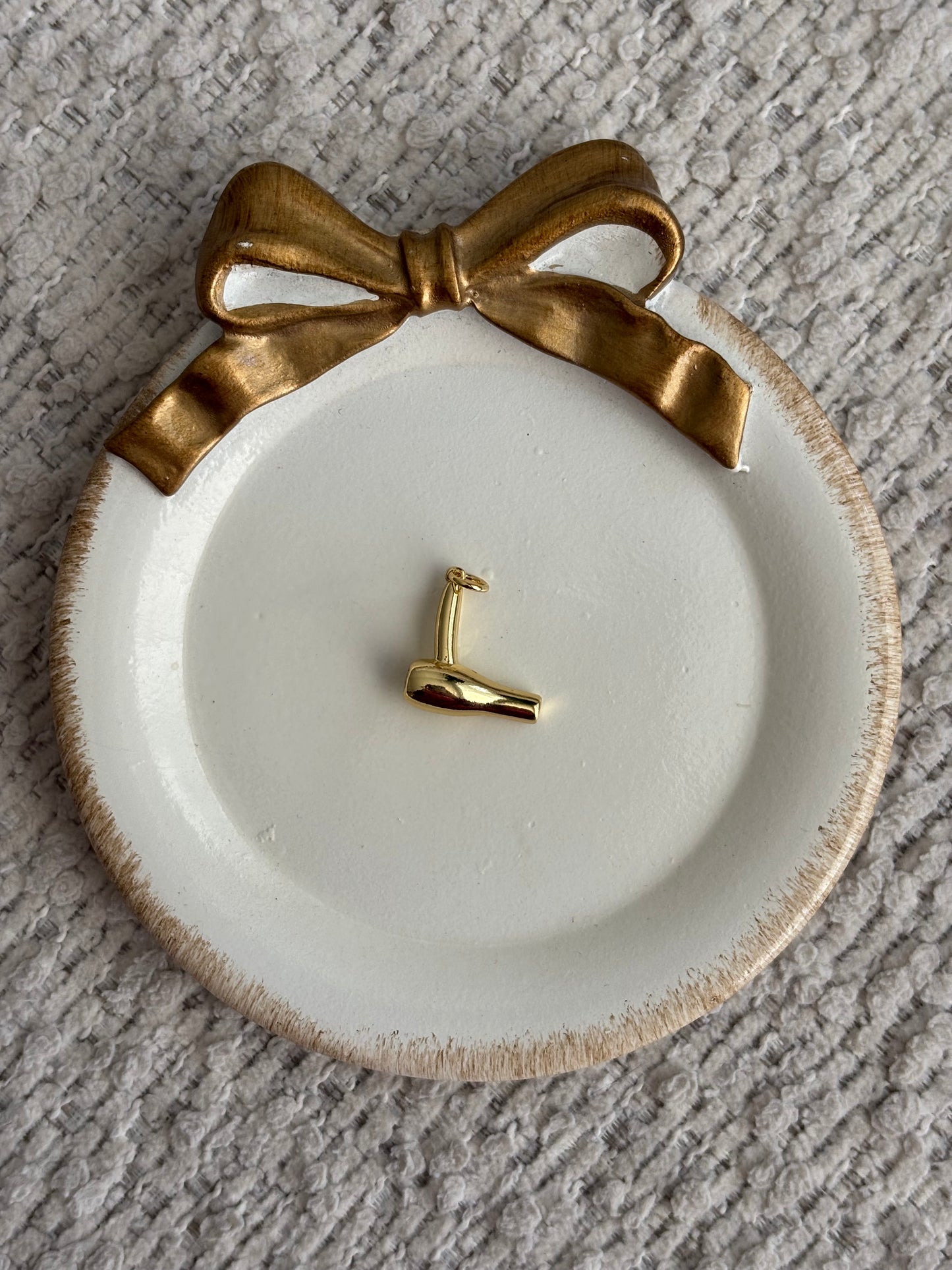 blow dryer gold charm