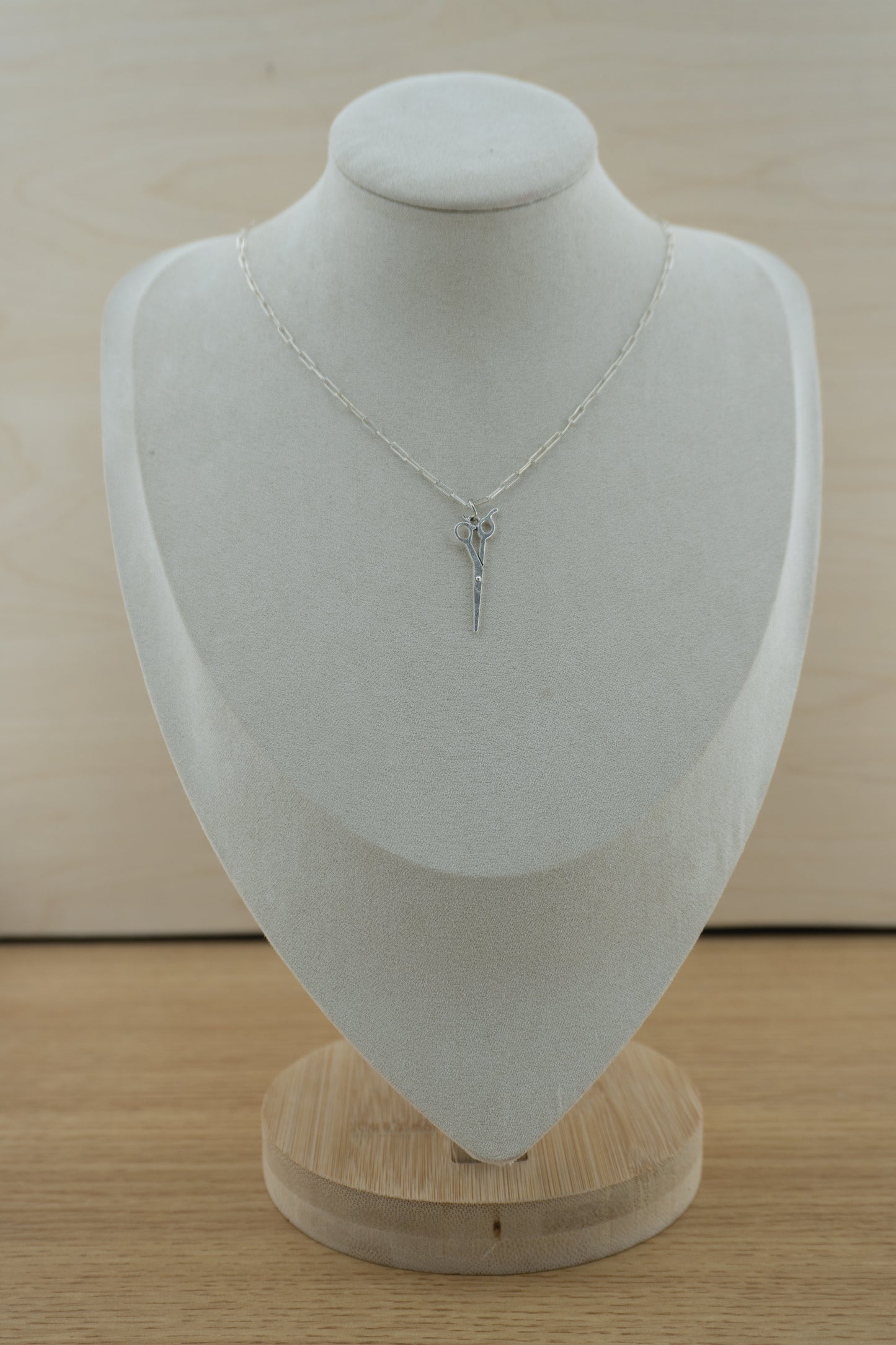 scissors silver charm