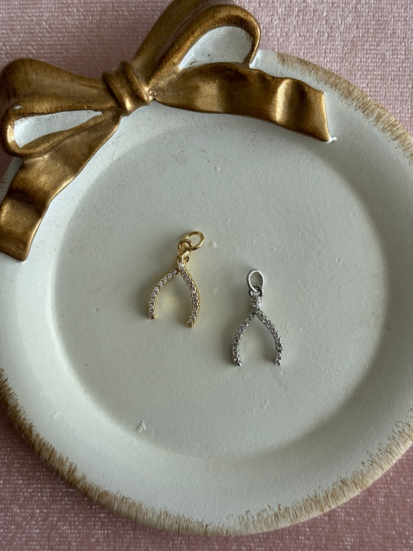 wishbone charm