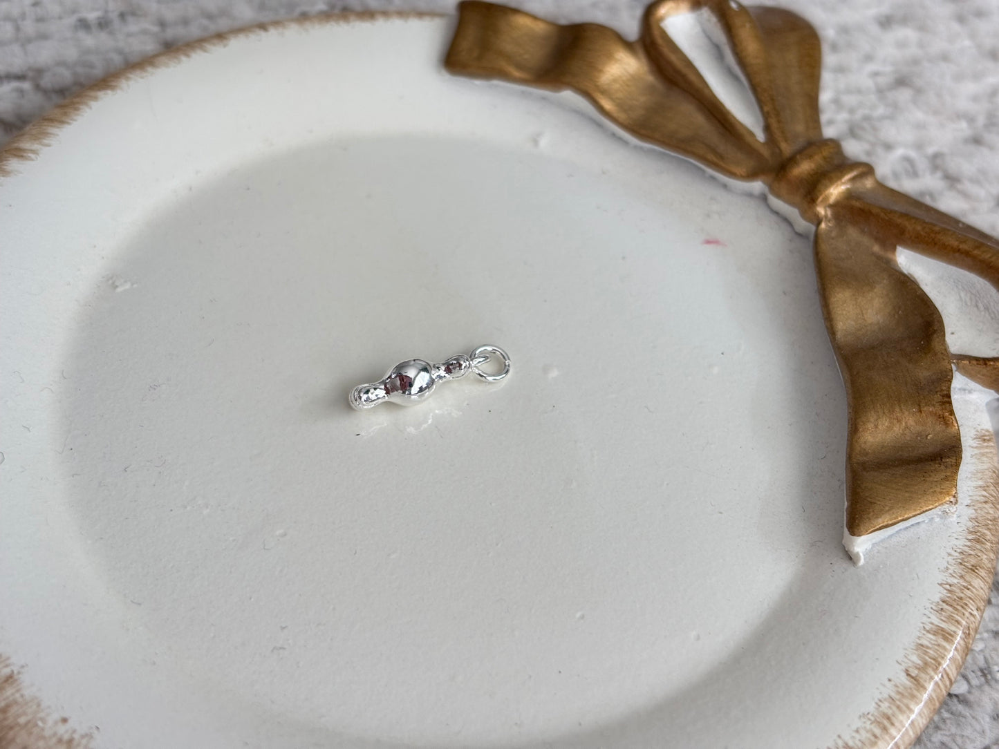 candy sweet charm in silver