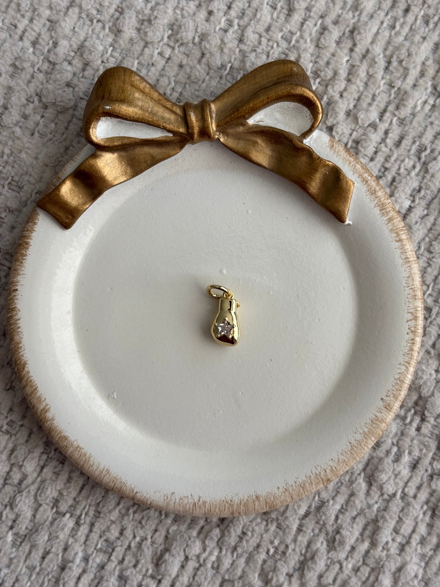 boxing glove star charm