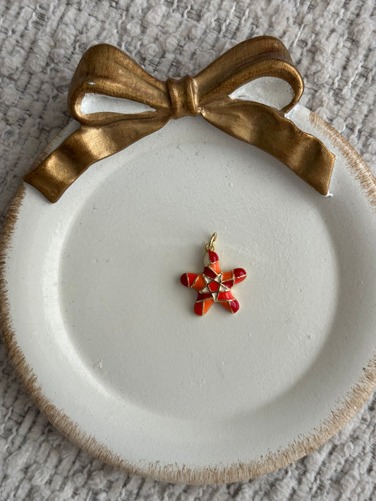 starfish red charm
