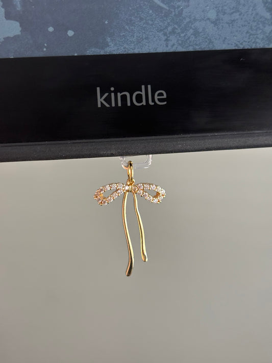 kindle buddy - bow (gold)