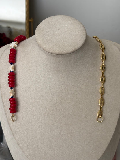 star spangled beaded chain