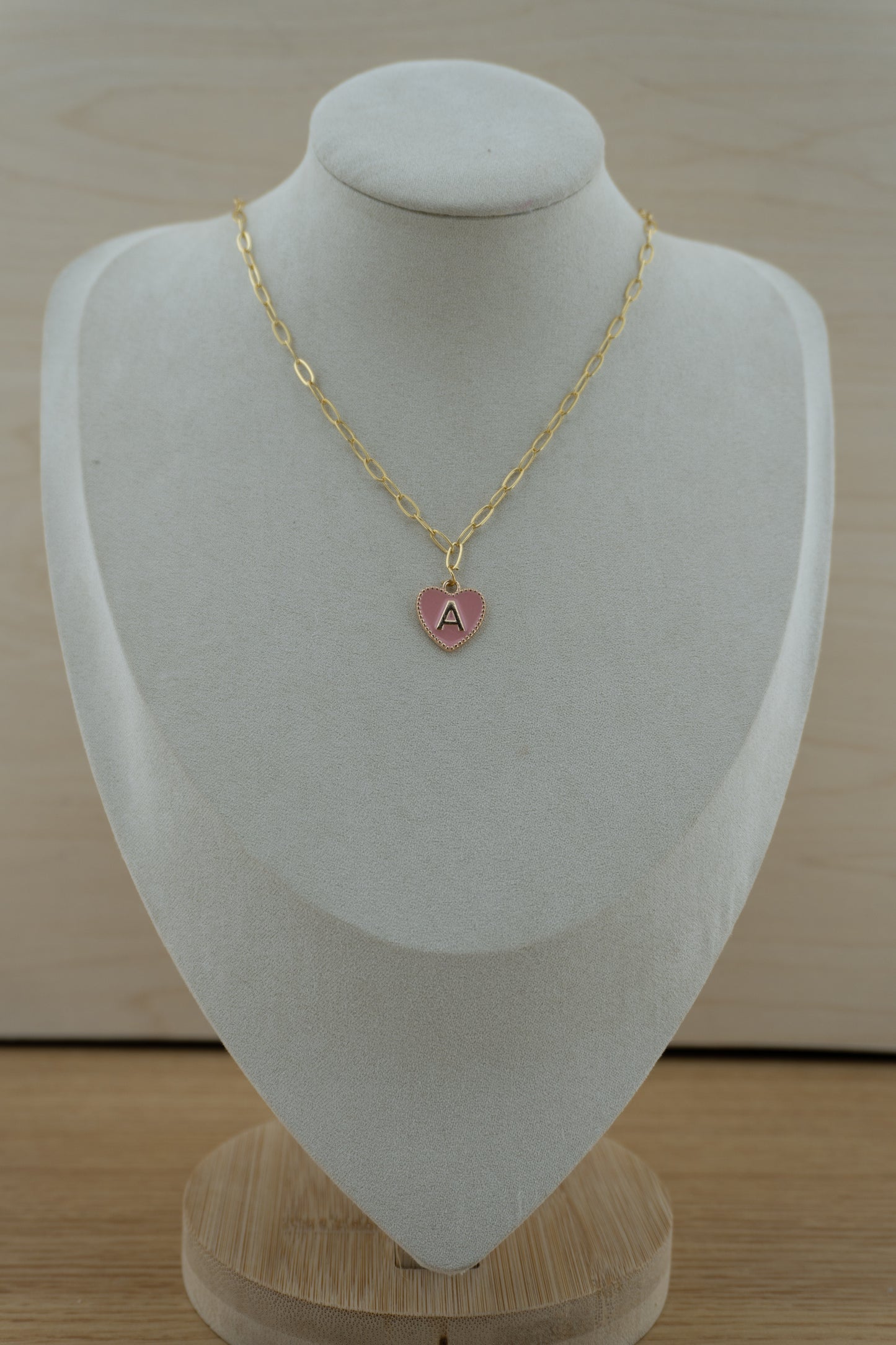 letter pink charm