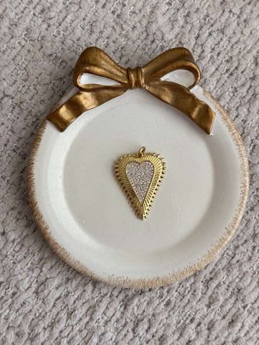 dreamboat heart charm