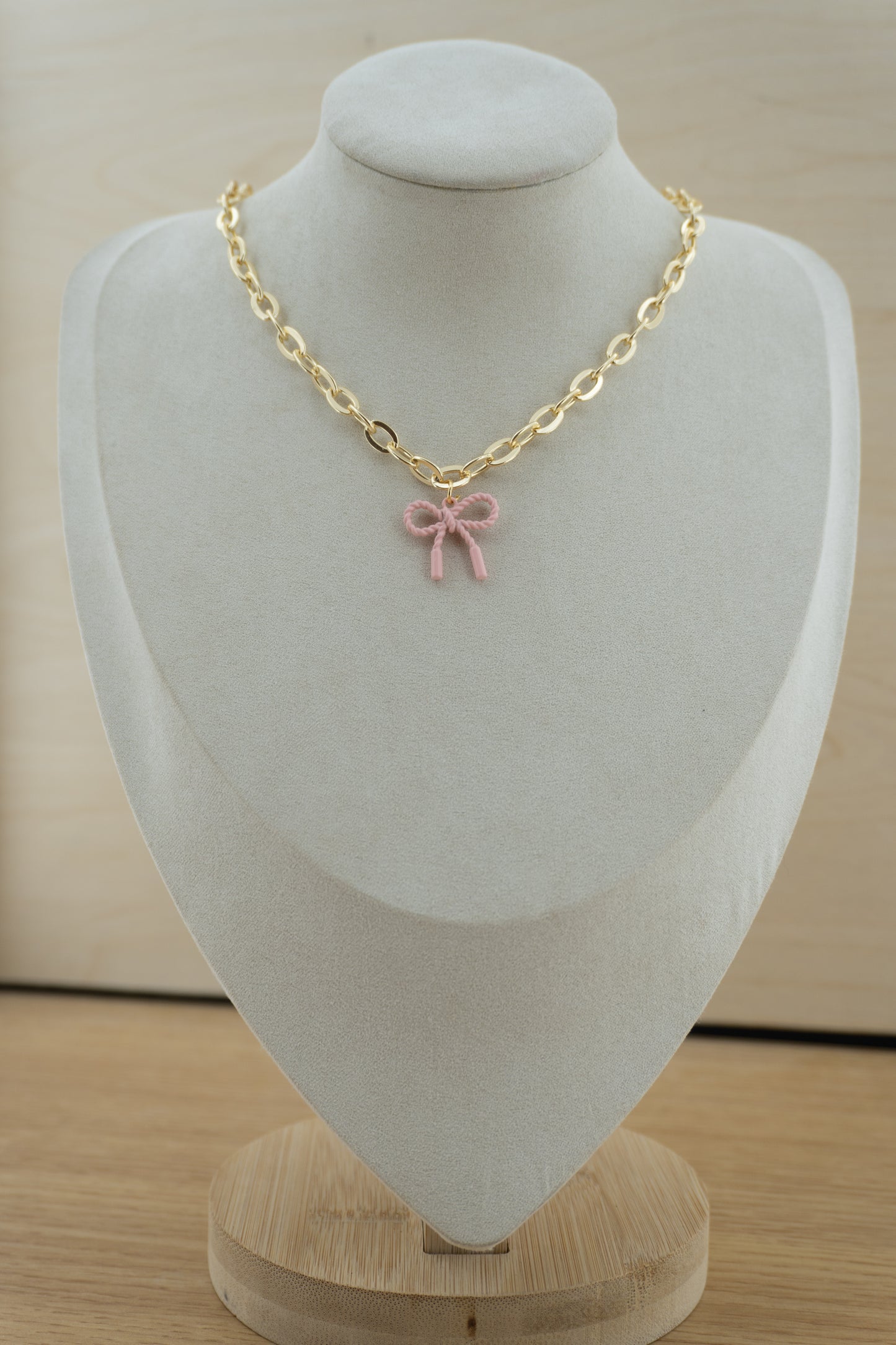 yeehaw bow pink charm