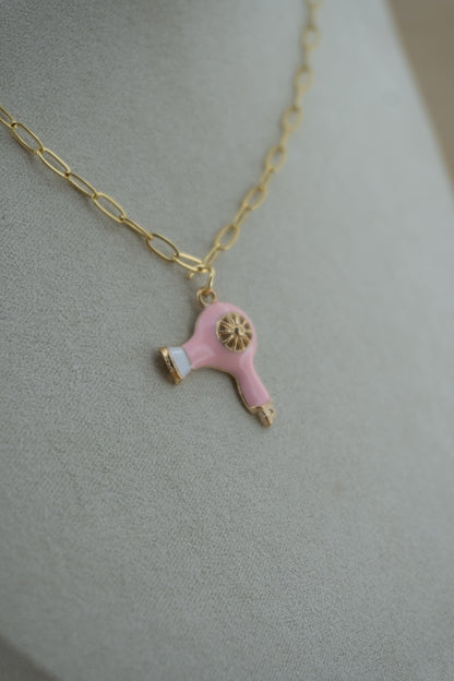 hair dryer pink charm