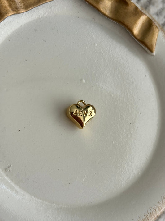 4evr heart charm