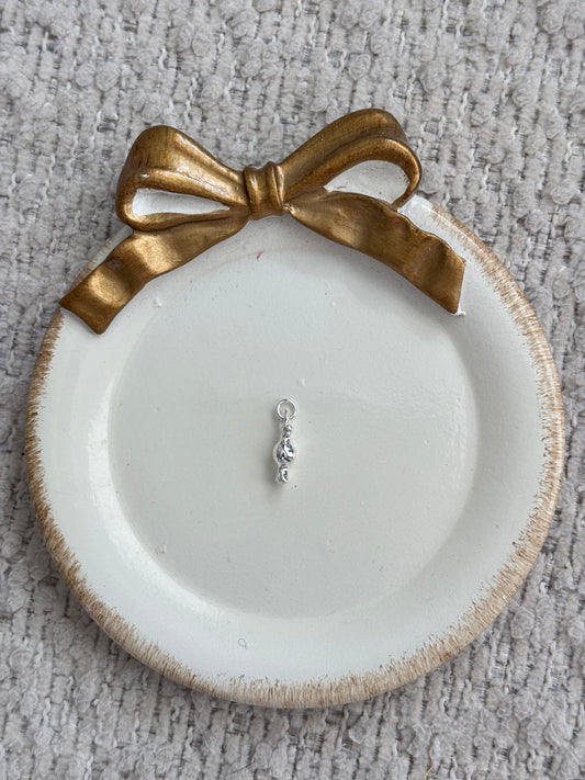 candy sweet charm in silver