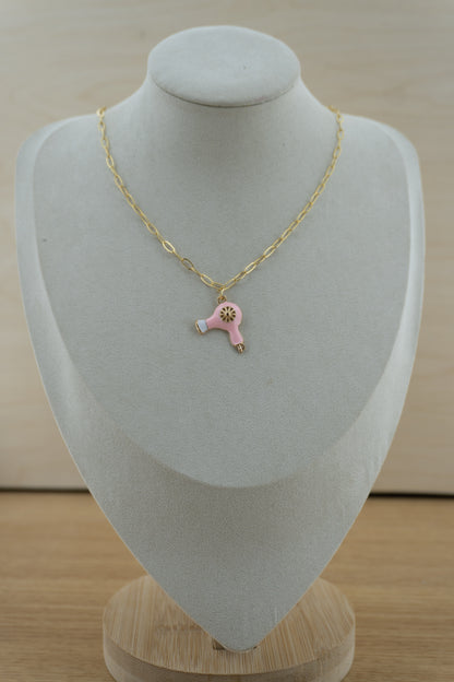 hair dryer pink charm