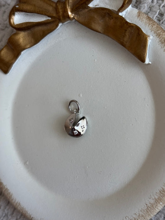 fortune cookie bling charm