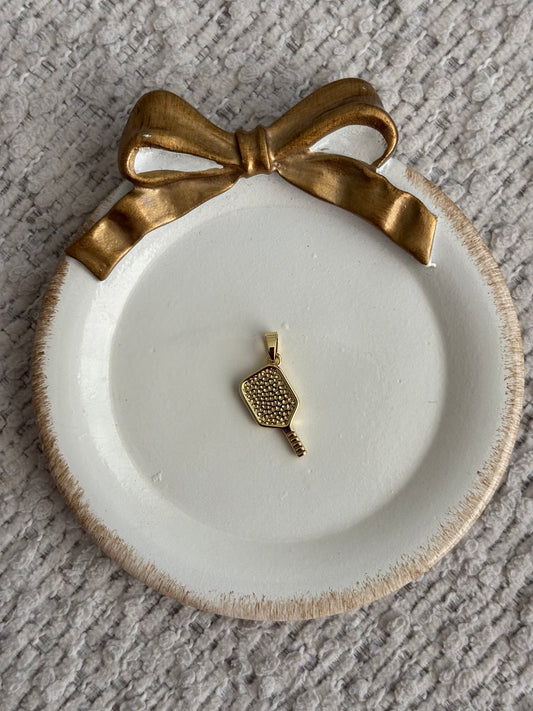 pickleball paddle charm