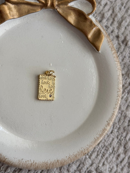 love script pendant