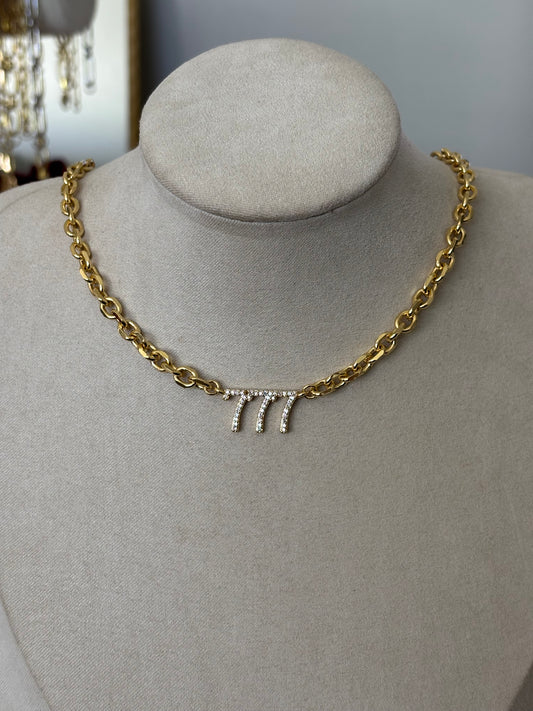 angel number necklace 1-9 (preorder)