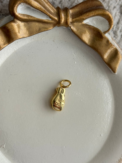 I can do it boxing glove charm