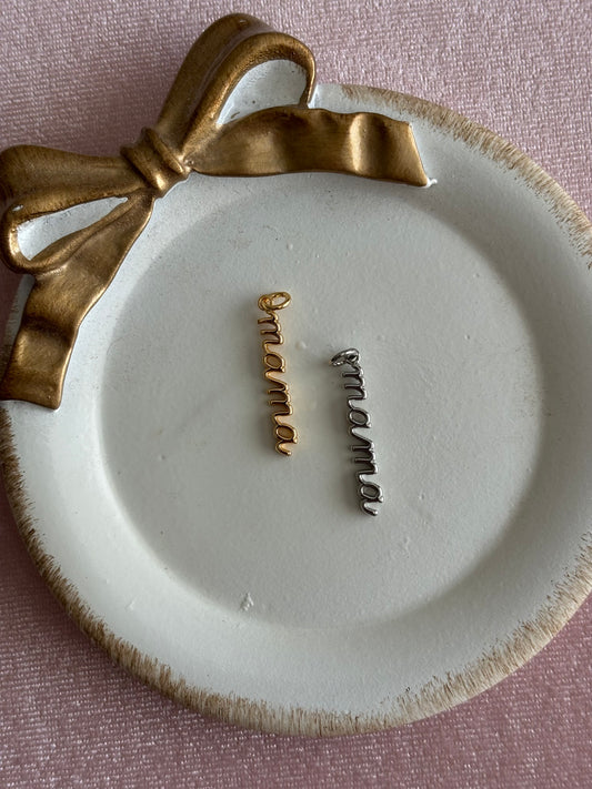 mama cursive charm