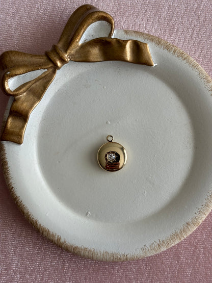 north star locket charm