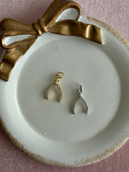 wishbone charm