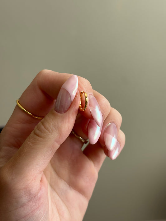 baby goldie huggie hoops