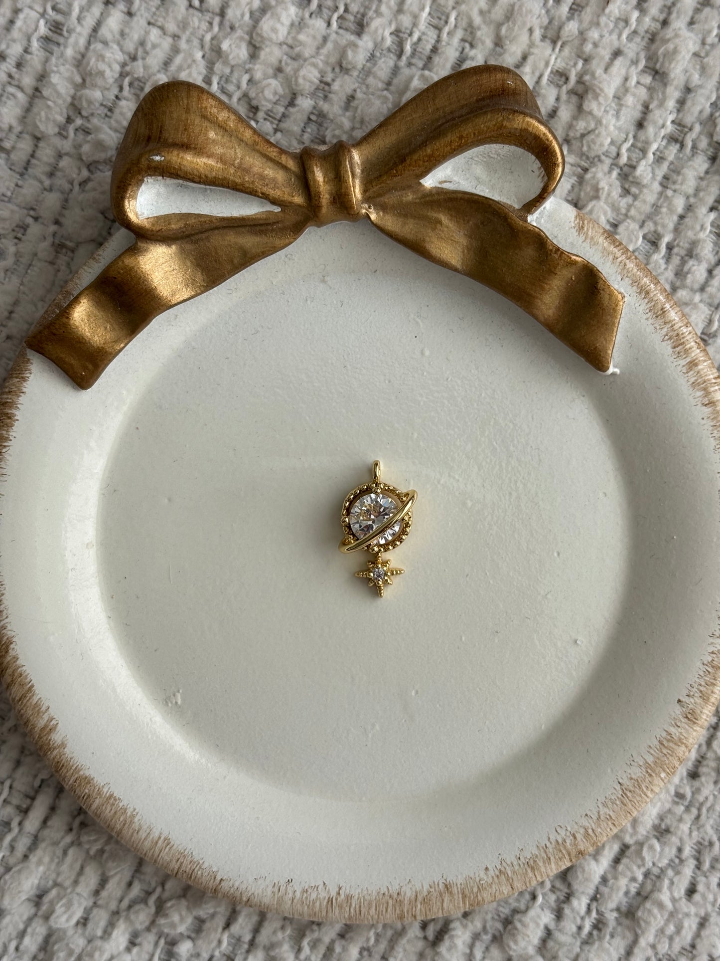 planet star sparkle charm