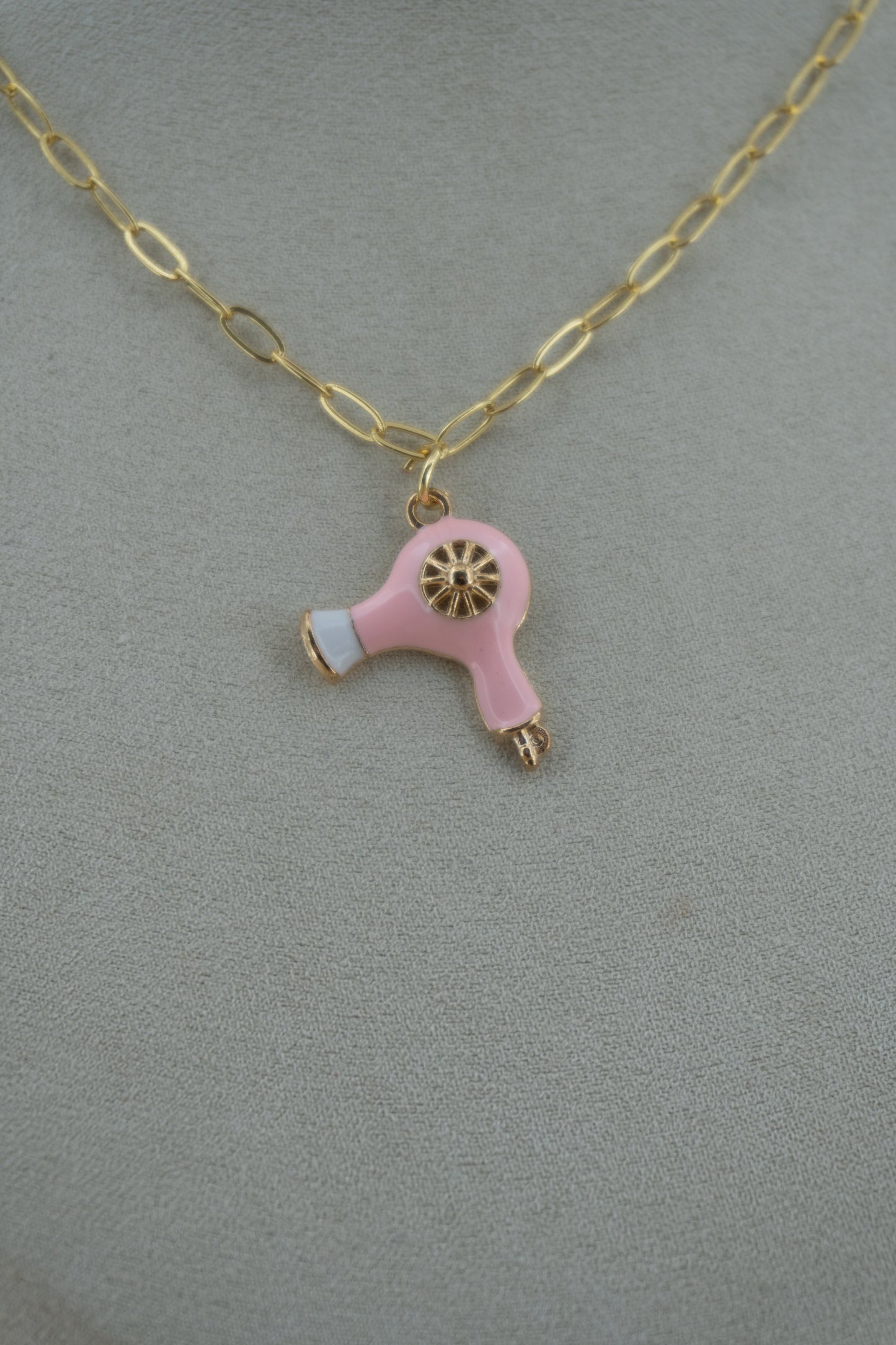 hair dryer pink charm
