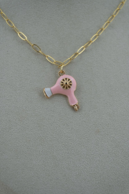 hair dryer pink charm