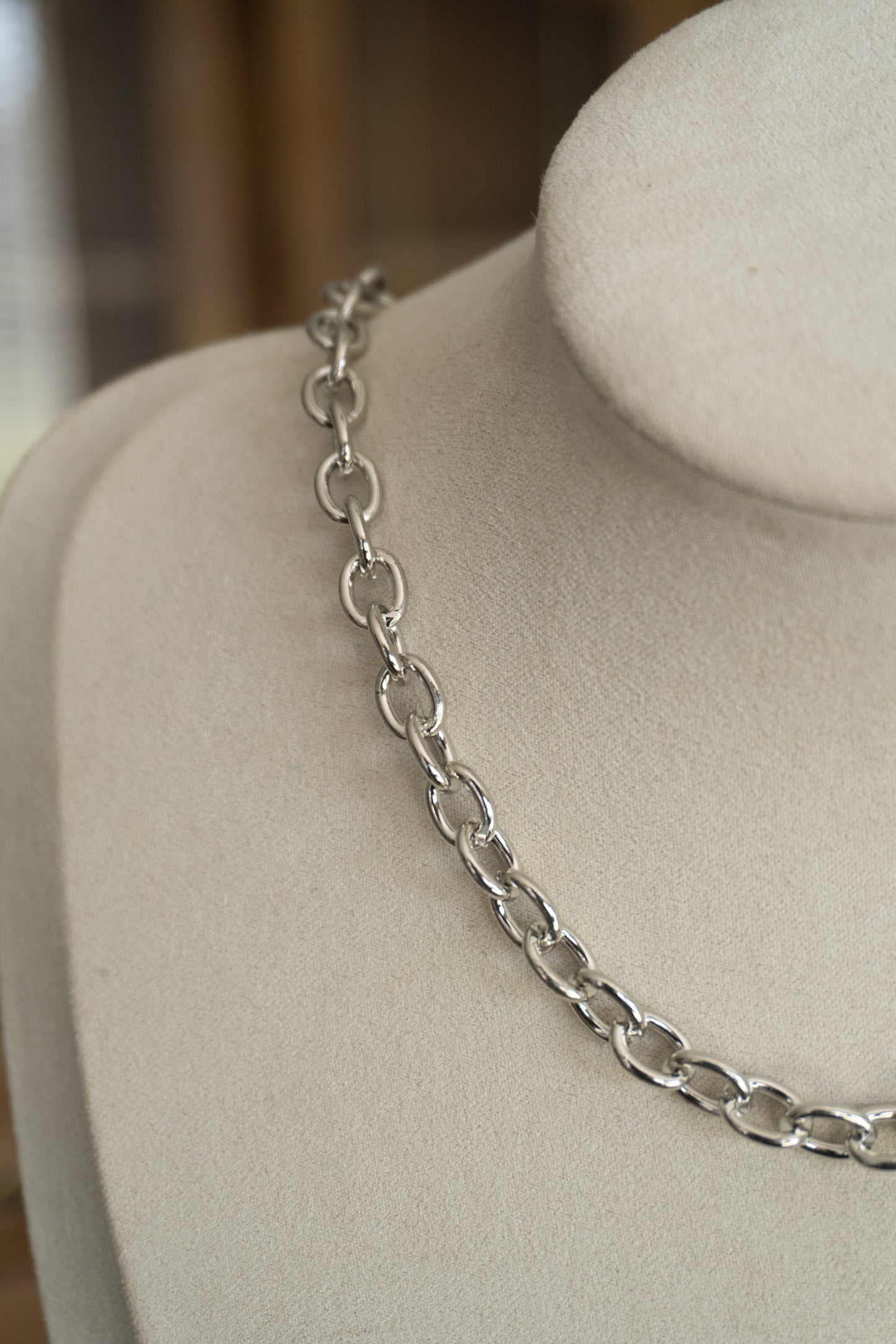 baby rolo chain in silver