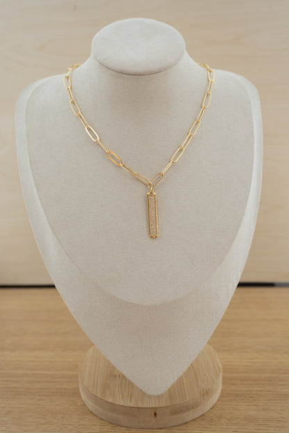 bling bar wide charm
