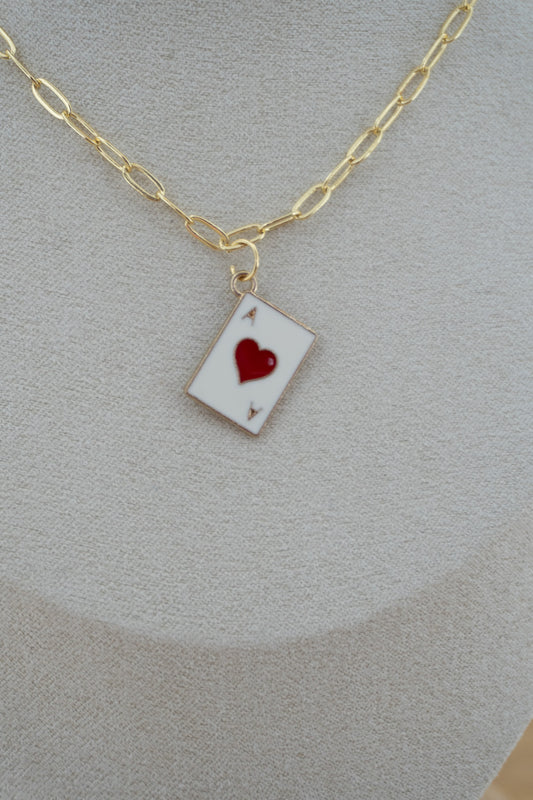 ace of hearts charm