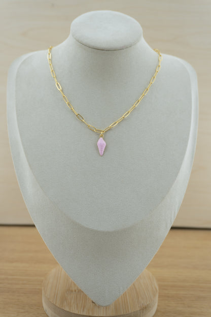 pink shell charm