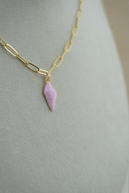 pink shell charm