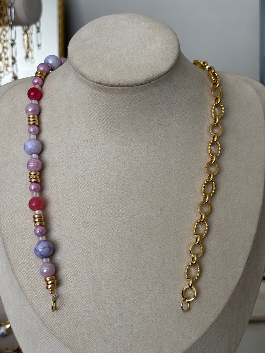 girly pop beaded chain