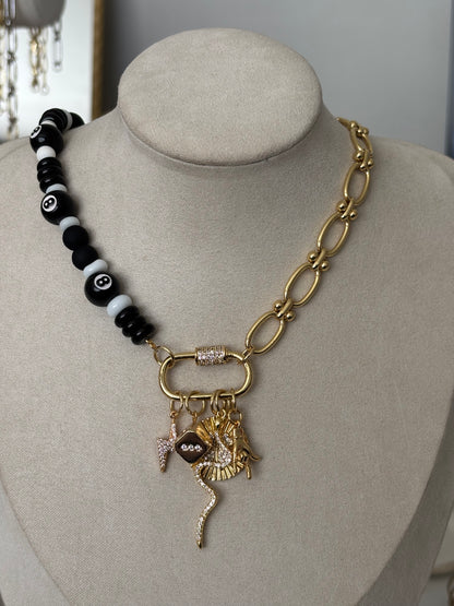 magic 8 ball beaded chain